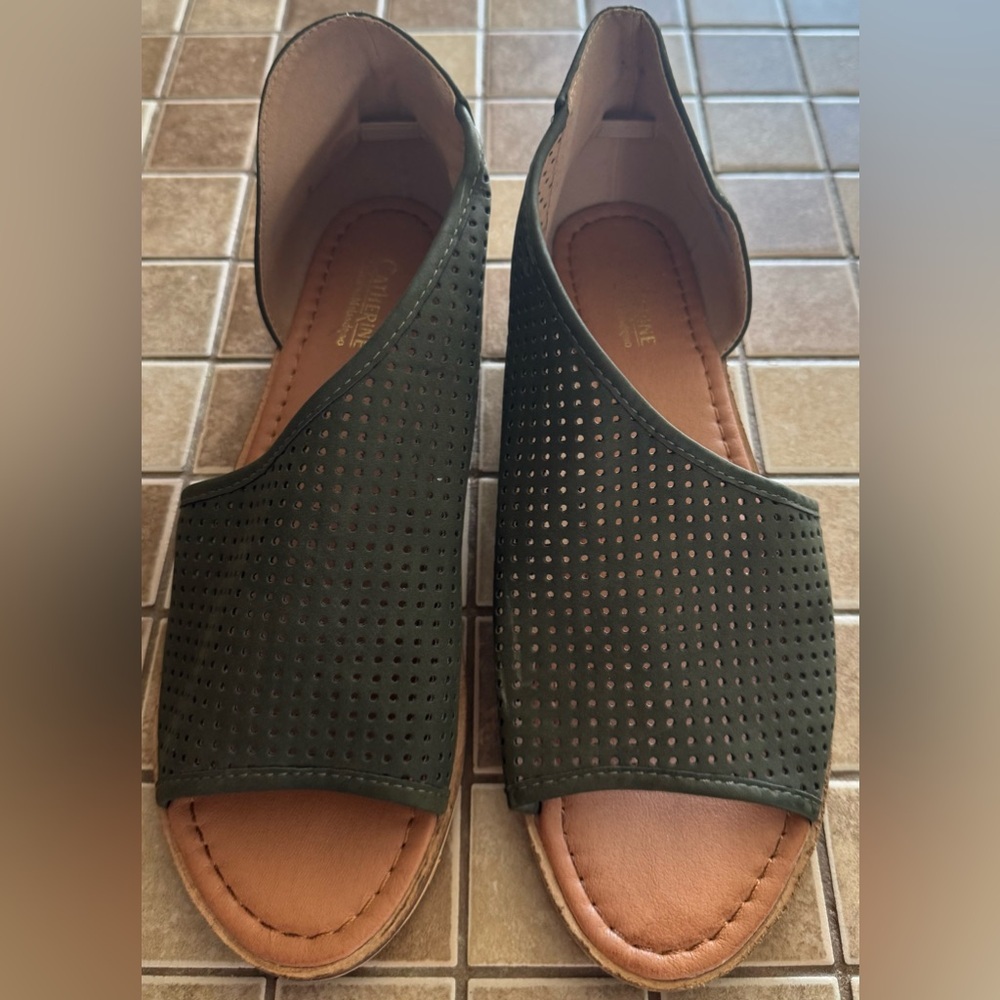Replay Dark Green Women's Sandals